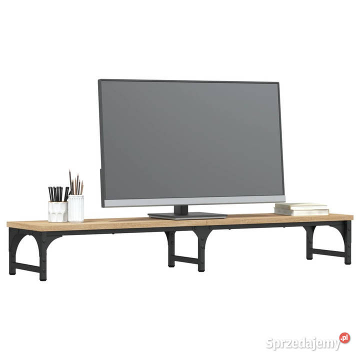 Podstawka pod monitor dąb sonoma 105x23x155 mazowieckie sprzedam