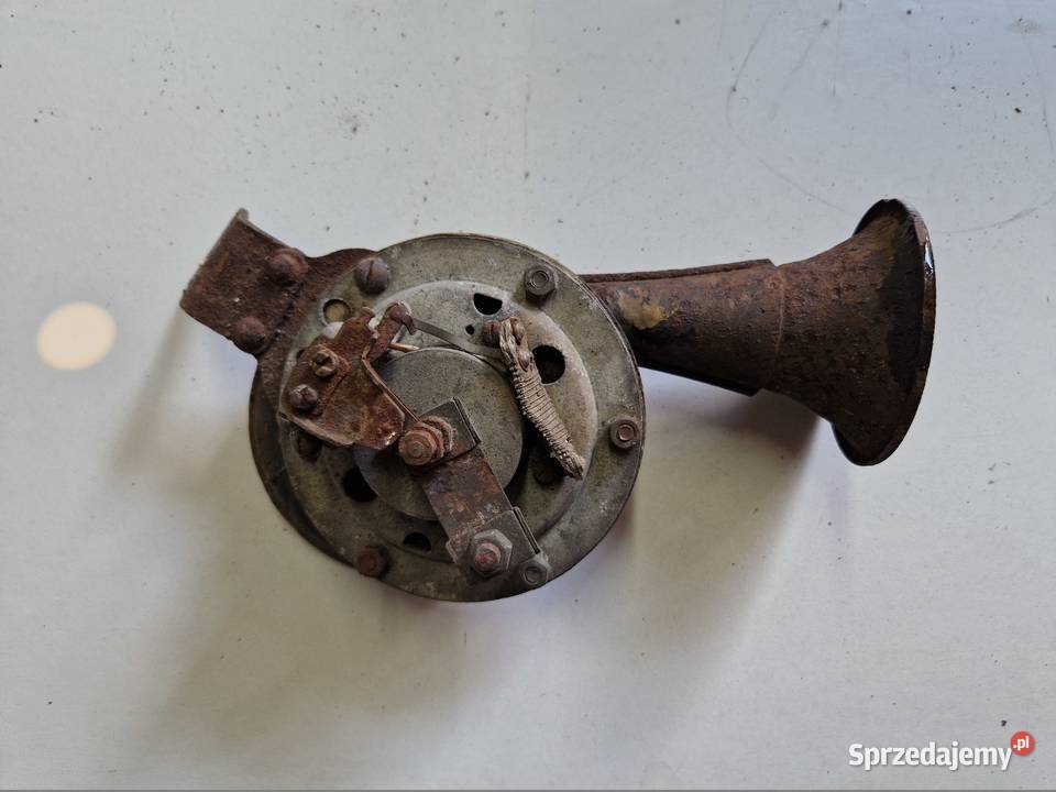 Stara trąbka klakson osobowe Turek