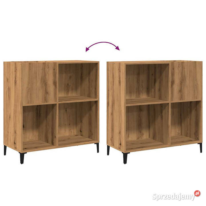 Szafka na płyty dąb artisan 845x38x89 WM857174 mazowieckie Warszawa