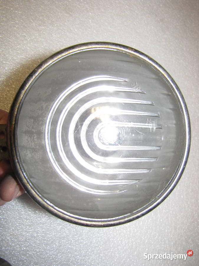 Lampa przód Csepel Danuvia stacyjka szkło ramka Rzepin Drugi