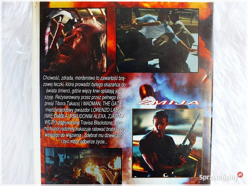 Kaseta VHS Film VIPER ŻMIJA Lorenzo Lamas Filmy lubuskie Żary