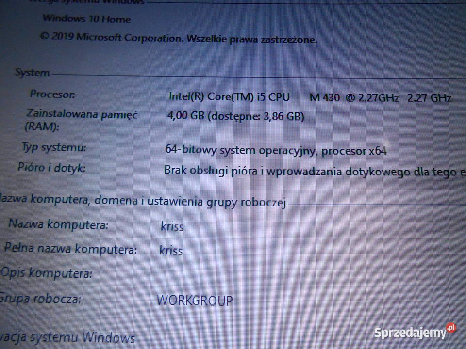 Laptop Samsung R780 Samsung Katowice