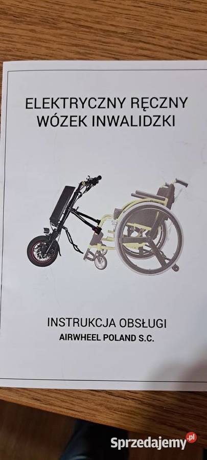 Sprzedam Elektryczny ręczny wózek inwalidzki Glinik