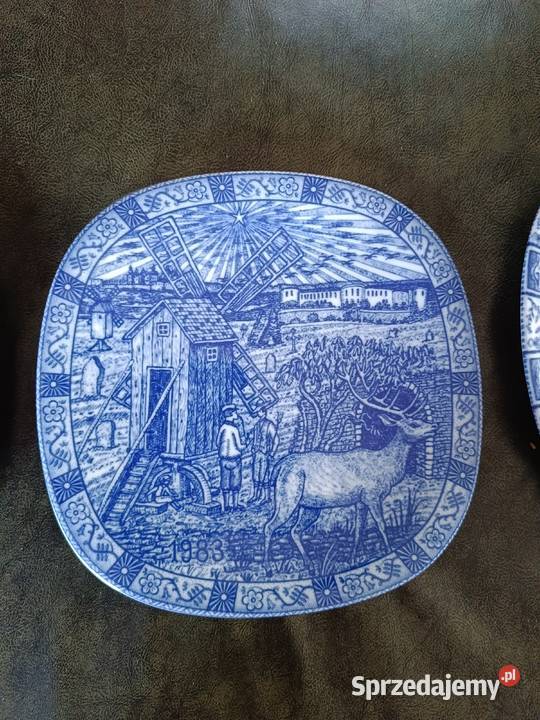 Talerze myśliwskie okolicznościowe szwedzkie Lipno sprzedam