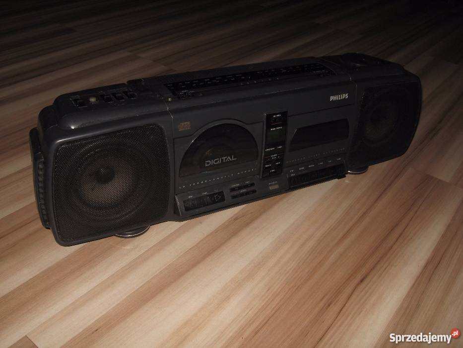 Radiomagnetofon PHILIPS CD Kaseta Oryginał z Grodziczno sprzedam