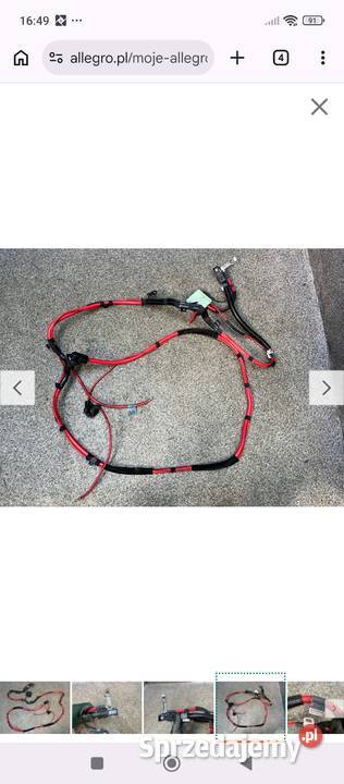 Klema pirotechniczna Kabel plusowy BMW e83 Łódź