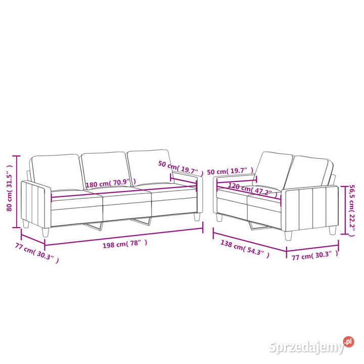 2osobowa sofa z poduszkami czarna sztuczna skóra sprzedam