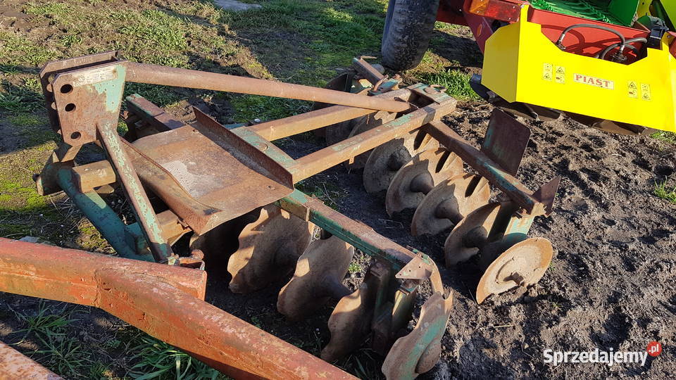 Brona talerzowa 2x8 talerzy talerzówką łódzkie Drużbice sprzedam