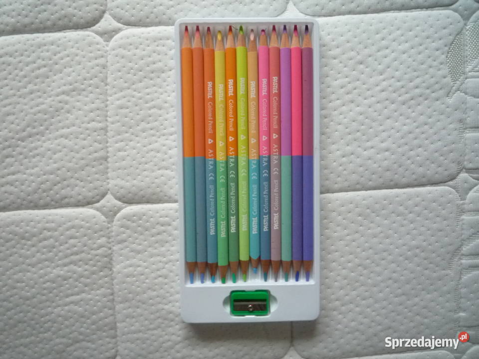 Astra Kredki ołówkowe dwustronne pastelowe 24 Szczecin