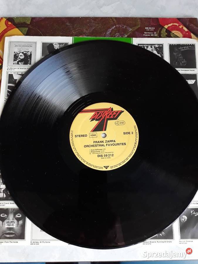 FRANK ZAPPA Orchestral Favourites 1979orginał z płyta winylowa Rzeszów