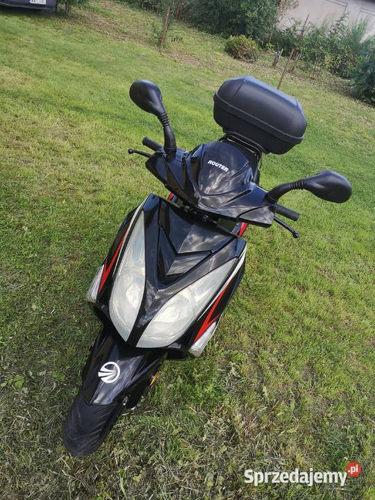 Skuter ROMET ROUTER 125 ccm Prawo jazdy kat B bezwypadkowy Dziecinów