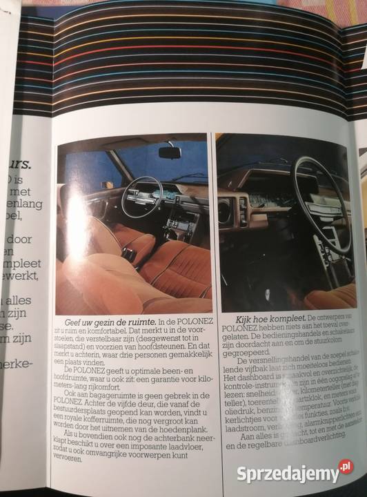 Prospekt foldery lista dealerów FSO Polonez PRL Kraków