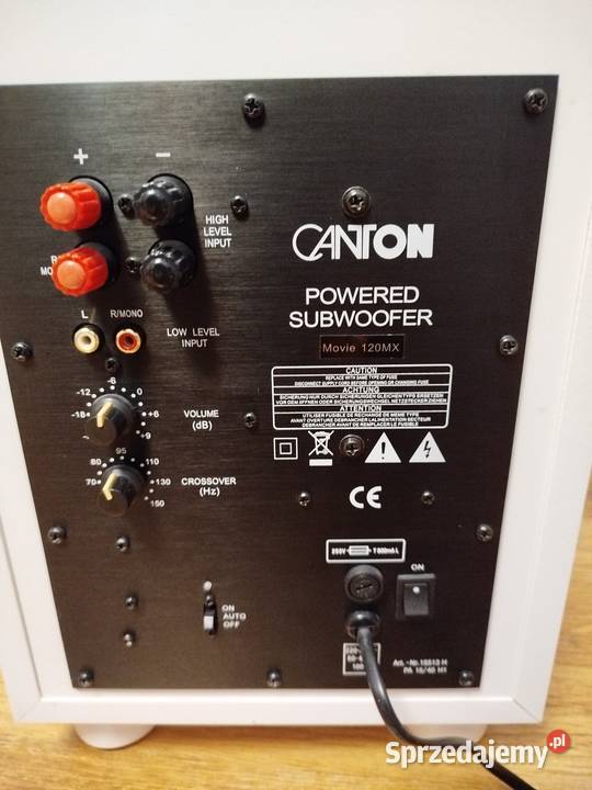 Subwoofer canton mobile 120 mx Pątnów