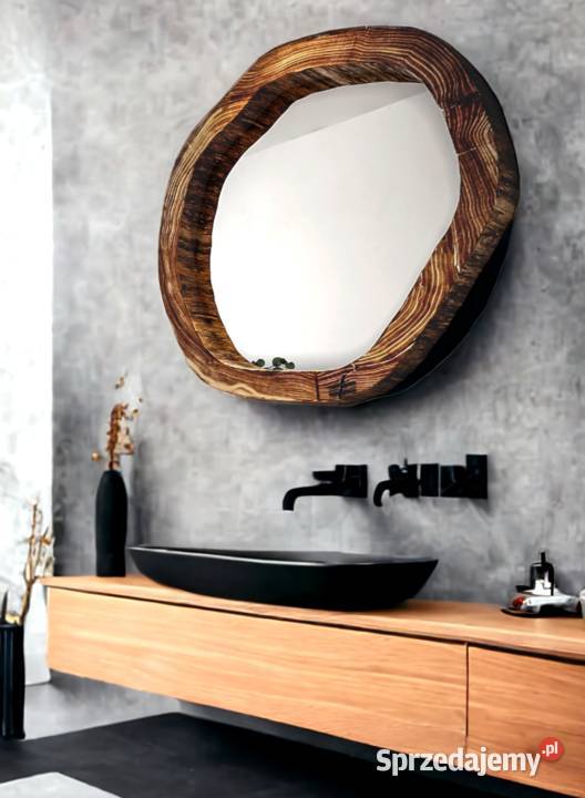 Loftowe lustra drewniane plaster pnia do Rzeszów