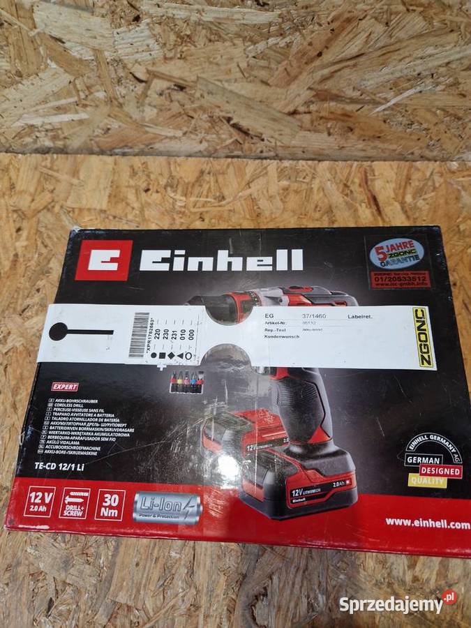Wkrętarka akumulatorowe Einhell TECD 121 Li 12 V
