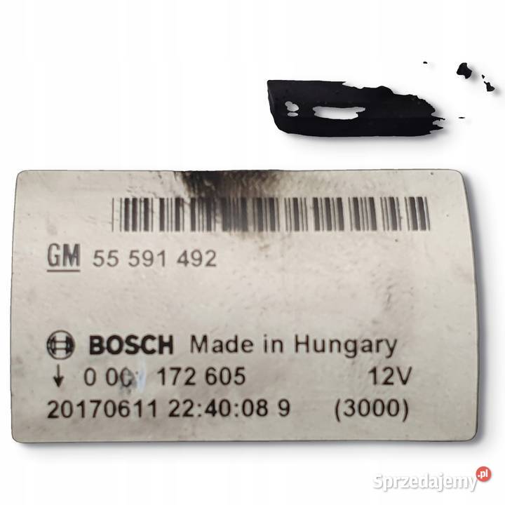 ROZRUSZNIK Opel Meriva B 13 CDTI A13DTE GM osobowe Układ elektryczny silnika Chełm