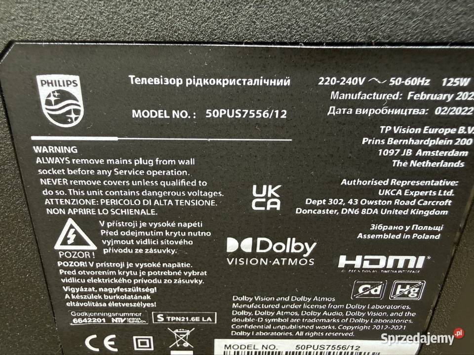 Stopki nóżki podstawa do telewizora Philips Sosnowiec