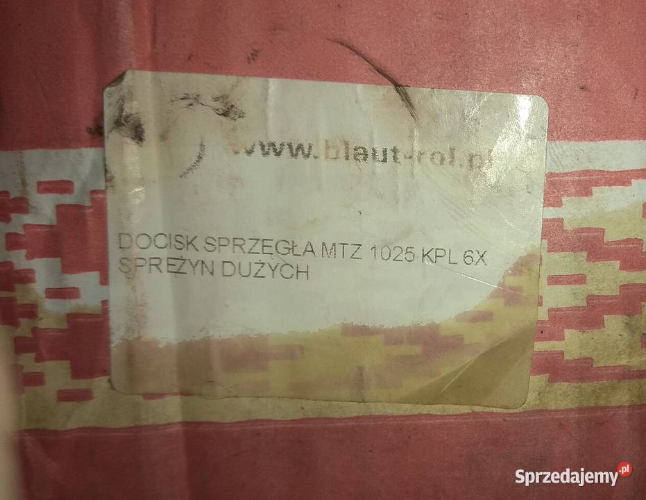 Docisk sprzęgła MTZ Belarus pronar 10254 1025 Sprzęgła sprzedam