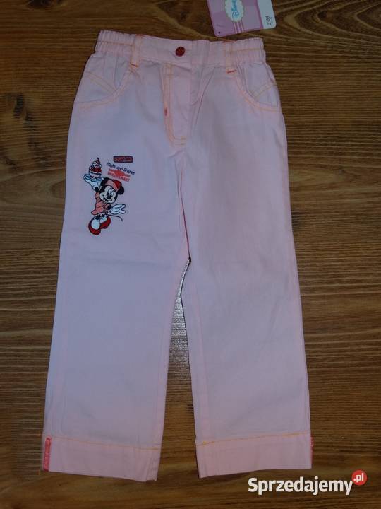 disney spodnie z minnie 23m r86 wiosna NOWE