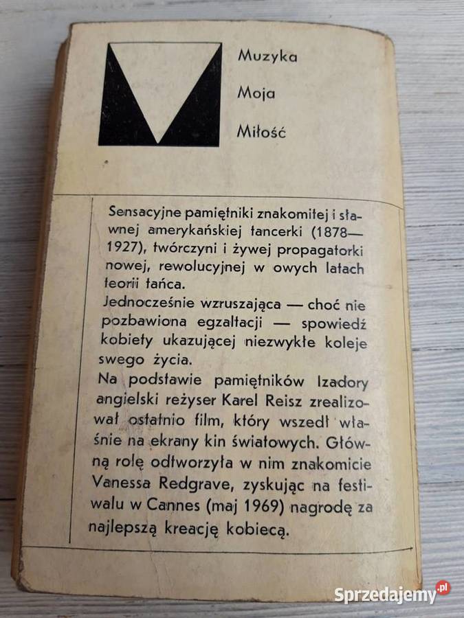 Moje życie Isadora Duncan My Life Karol Bunsch