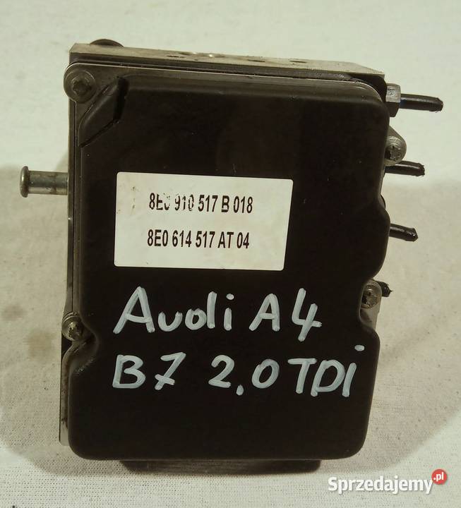 POMPA HAMULCOWA ABS AUDI A4 B7 8E0614517AT pompy hamulcowe Mielęcin