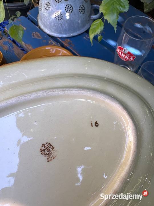 Lubliana zestaw porcelany PRL filiżanki talerze