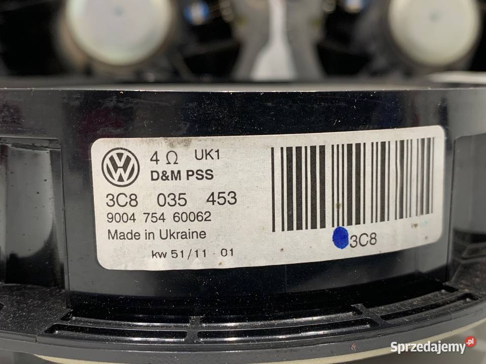 GŁOŚNIKI KOMPLET VW CC B7 3C8035454 podkarpackie