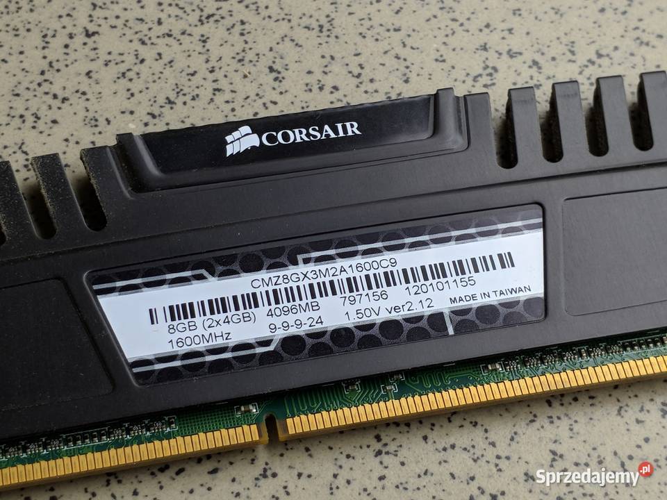 Corsair Vengeance DDR3 12GB 3x4GB 1600MHz CL9 Opole