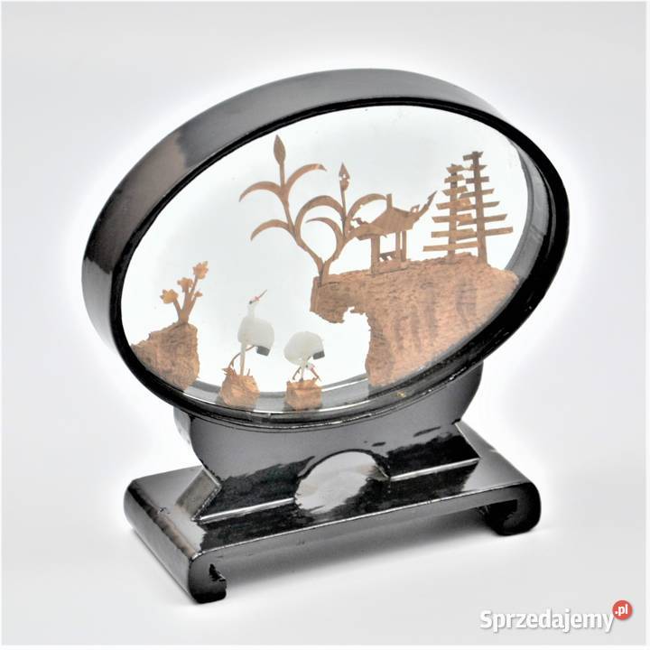 Chiński świat w miniaturze rękodzieło pocz XXw mazowieckie Warszawa sprzedam