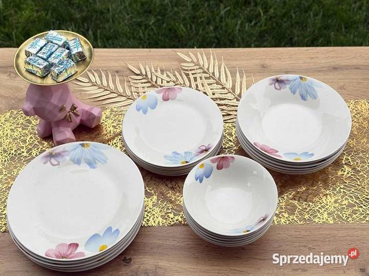 189 Serwis obiadowy 24 elementy stokrotki Zabrze