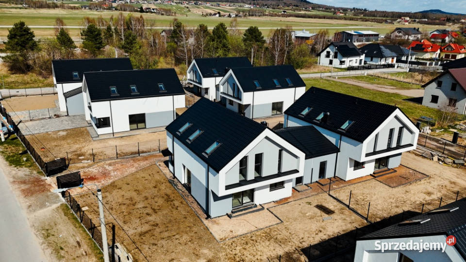 Nowoczesny dom miniosiedle 5 Kielc 174m2 131m2 Masłów Pierwszy
