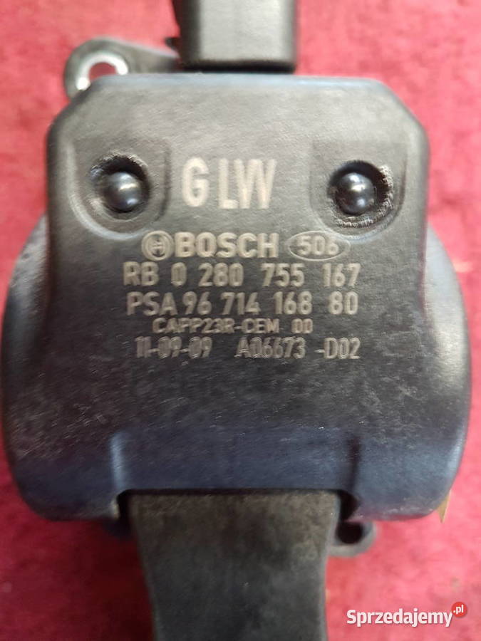 PEUGEOT 3008 16 HDI 5008 POTENCJOMETR GAZU PEDAL Turkowice