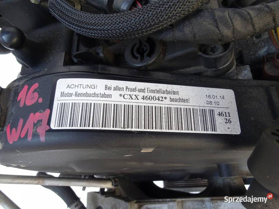 SILNIK CXX 16 TDI GOLF VII A3 8V LEON III