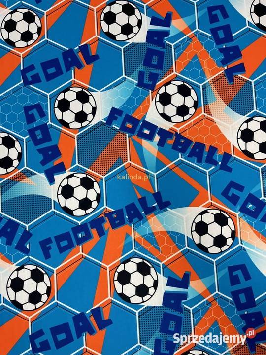 Tkanina Bajka 67 Futbolaki do pokoju dziecinnego Częstochowa