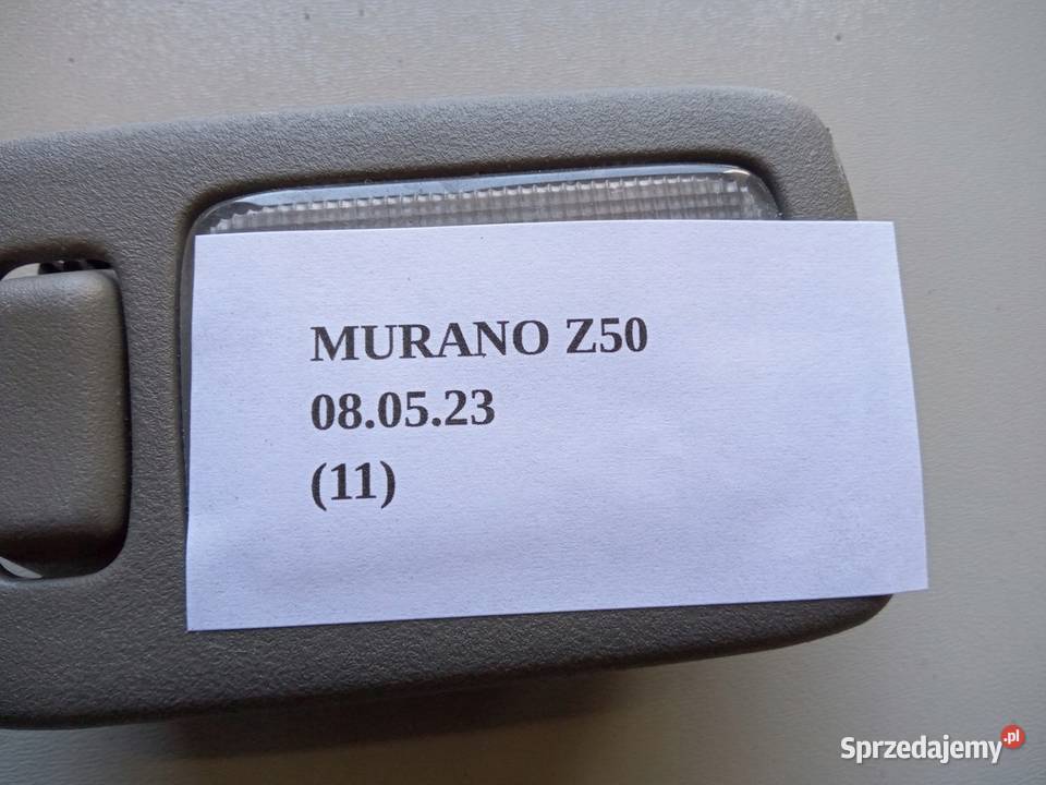 LAMPKA ŚWIATŁO PODSUFITKI KABINY NISSAN MURANO oświetlenie kabiny Nowy Tomyśl