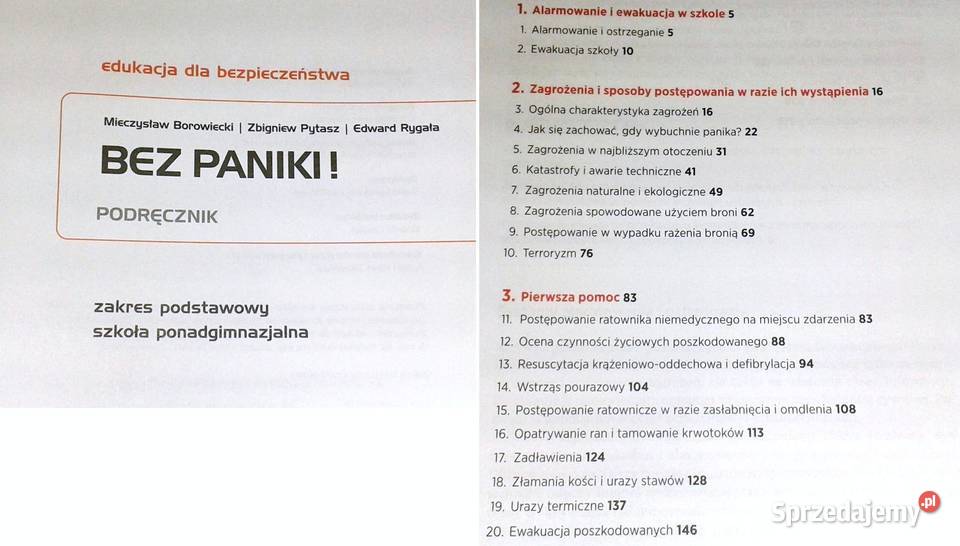 Bez paniki Podręcznik M Borowiecki Z Pytasz Kultura i Rozrywka Chełm