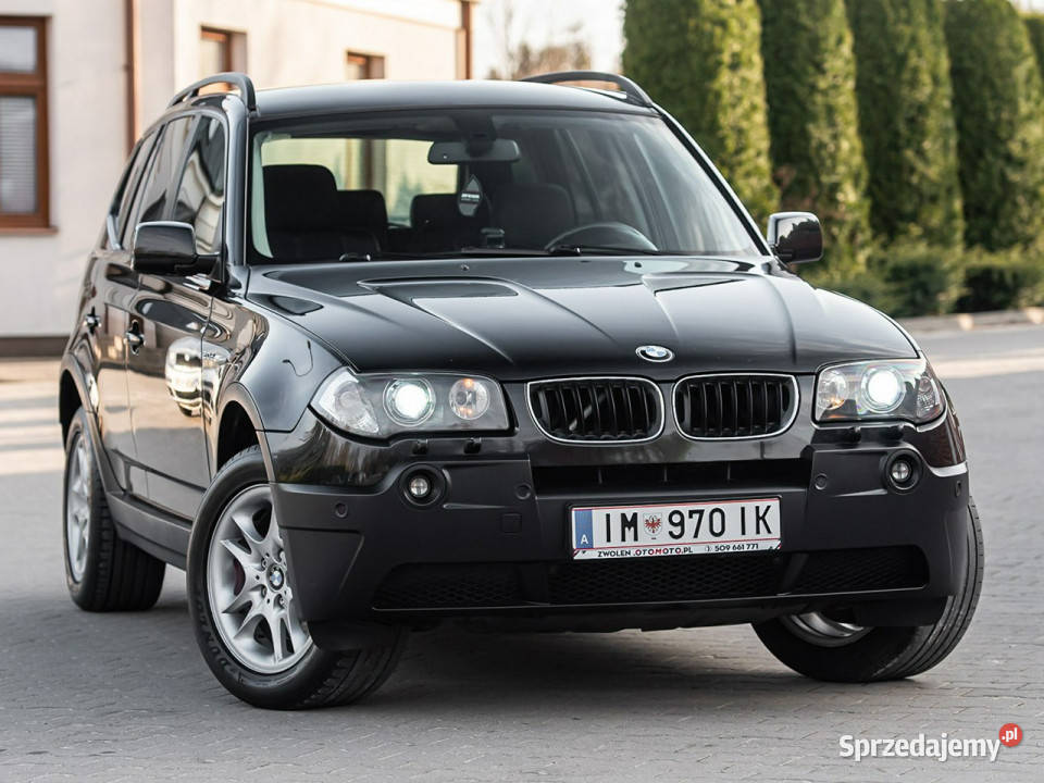 BMW X3 20d 150 Manual M47 Super Stan Serwisowana ASR (kontrola trakcji) Zwoleń sprzedam