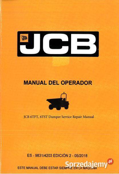 JCB 6TFT 6TST wozidło instrukcja obsługi DTR motoryzacja, transport świętokrzyskie Kielce