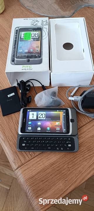 Ładny kultowy HTC Desire Z bez simloca Komplet mazowieckie Warszawa