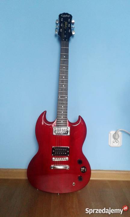 Gitara elektryczna Epiphone SG piecyk Marshall Międzyzdroje