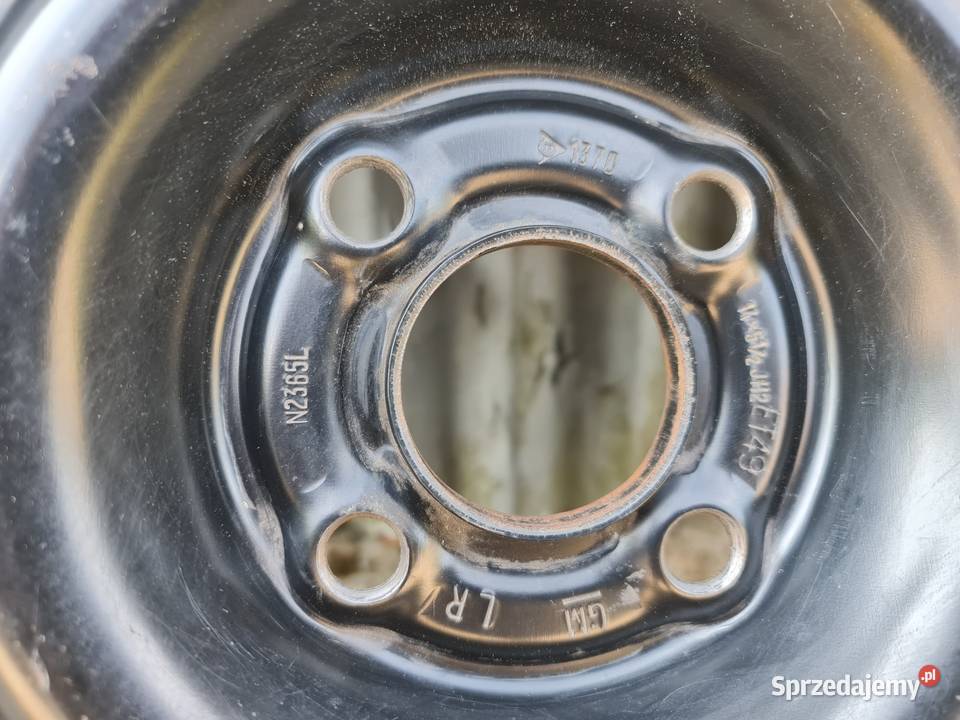Koło zapasowe gm opel 4x100 zapas Bydgoszcz