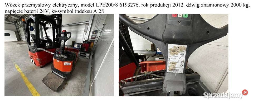 Przedmiotem sprzedaży są ruchomości maszyny Obrażejowice sprzedam