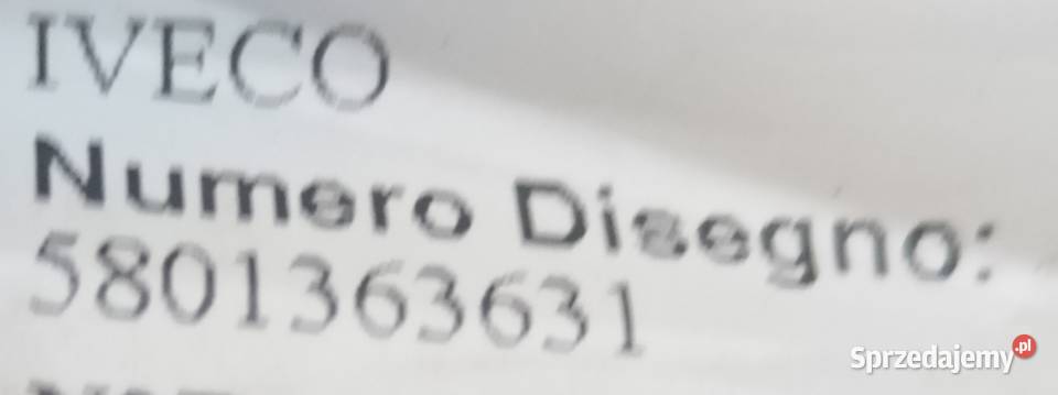 PRZEWÓD ADBLUE IVECO EUROCARGO 5801363631 NOWY ciężarowe Sulechów