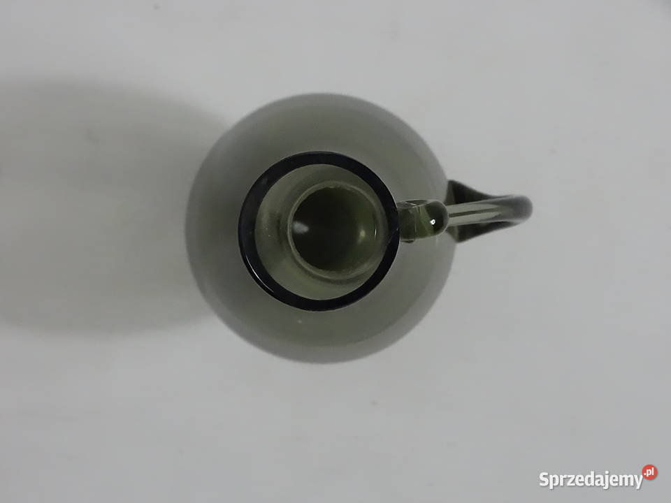 Designerski WazonKarafka PRL Szkło Artystyczne Biłgoraj