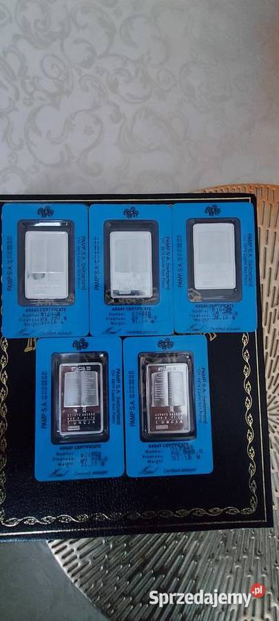 srebrne sztabki PAMP droga krzyżowa 5 Gliwice