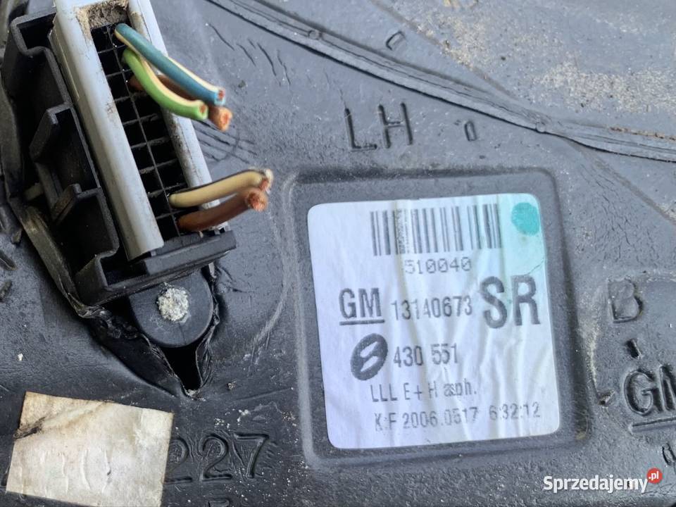 13140673 lusterko zewnętrzne lewe Opel astra h 3 Szczecin