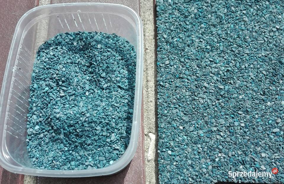 Posypka do papy Lublin kolor szafirowoturkusowy