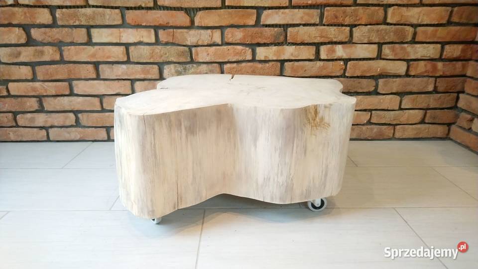 Stolik Z pnia drzewa monolit 76cm Stoły, krzesła, biurka Kostrzyn