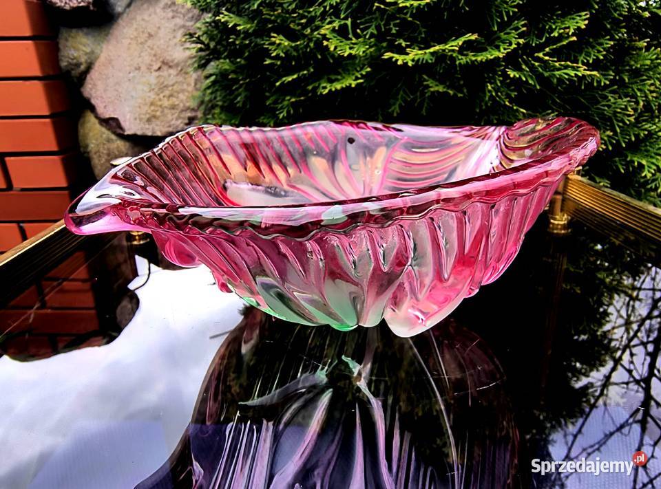 Miska grube solidne szkło barwione w masie