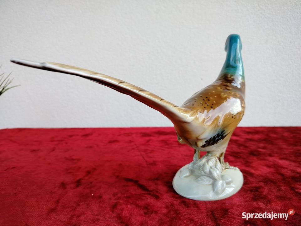 Bażant figurka porcelanowa Royal dux małopolskie Kęty